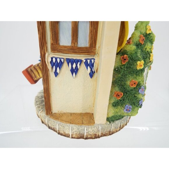 Goebel Bavarian Biergarten Hummelscape 1016-D with Pretzel Boy Figurine - Picture 8 of 16